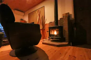 A spectacular view! Relax on the sea-view terrace / Scandinavian log house with hot spring & fireplace - Image 5
