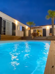 4*/5Ch villa/heated pool/350m beach - Image 2