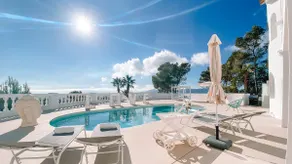 Majestic Panorama Ocean View Villa Multicolor LED XXL Pool Ibiza Town - Image 2