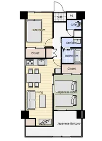 [Alphabed Takamatsu Kosei Station] Modern room/BONSAI/1 free parking space/Kosei Station is just a short walk away - Image 5