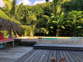 French Polynesia Secret House avec jacuzzi et piscine partagée - Image 4