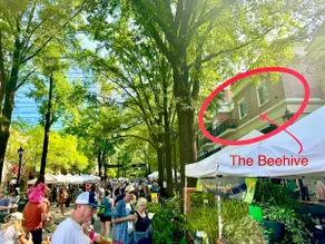 “The Beehive” | Balcony Overlooking Main Street - Image 3