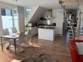 Aasee, 55pm, 1st floor and + attic kitchen, bathroom, balcony, fireplace - Image 2