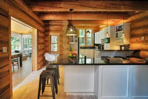 Chalet with Private Spa, Sauna & Outdoor Pool - Image 5