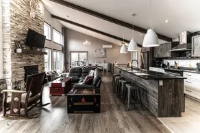 Beautiful 3000 sq. ft. chalet, navigable lake - Image 3