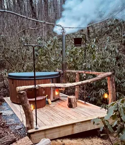 Private Lake 1 br sleeps 2-5 wood sauna/hot tub EV - Image 2