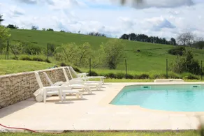 I hjertet af Périgord Noir behageligt Périgord hus 3 *** swimmingpool, rolig og afslappende, panoramaudsigt - Image 2