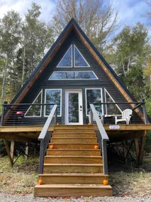 Cozy A-Frame w/ Fire Pit in Maine Woods • Birch - Image 2