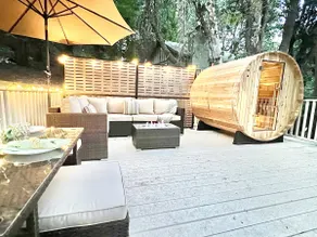 Creekside A-Frame Retreat w/Barrel Sauna - Image 4