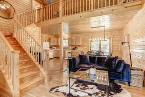 Blue Moon Log Cabin ~ Hot Tub and Walk to SRO - Image 2