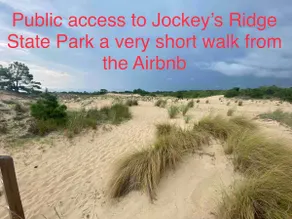 Steps to Jockey Ridge State Park & Dog Friendly - Image 4
