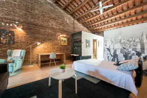 Brick-loft: Exact 4 min walk from train & beach - Image 2
