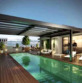 Modern Spacious City Pad with Rooftop Pool and Gym - Image 3