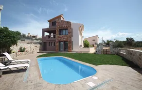New vacation villa, greek garden ,swimming pool, bbq, great view, 2 km from sea - Image 2