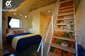 [Alphabed Takamatsu Kawaramachi] Designer room with loft/near Kawaramachi station/stylish accommodation/convenient location - Image 3
