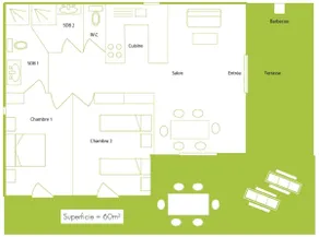 F3+ N°14 - Stunning 2BR Villa Palombaggia Sea View - Image 3