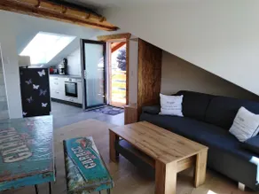 Complete attic apartment with balcony and mountain view - Image 3