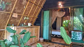 Beachfront A-frame💚 ECO Bungalow-2 - Image 4