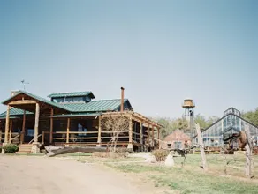 Large Log Cabin & Greenhouse with Pond - Cherokee - Image 2