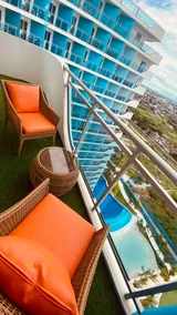 1BR-MonteCarloBliss by The Bali Corner at Azure North, 25th Floor, Full view of Beach Resort Amenities - Image 3