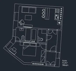 Luxurious apartment. Netflix TV - Image 5