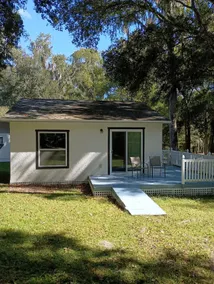 Casa Mica deck woods view - Image 3