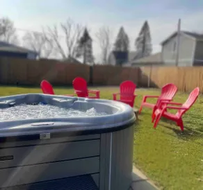 Hot tub! Blue Bird Cottage of Harbor Country! - Image 2