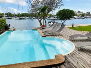 Lagon Bleu Villa, pool and private deck, sea access - Image 4