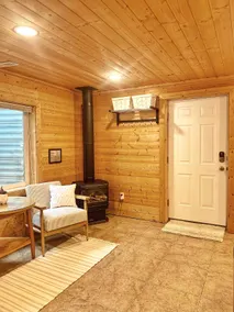 Cozy Cabin Themed Basement in Mountain Green - Image 2