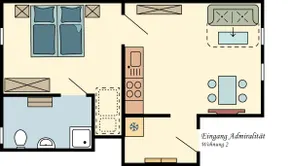 Captain's vacation home – flat island view - Image 3