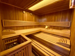 Wellness suite with private sauna and hot tub - Image 4