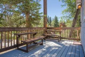 Small A-frame cabin on dirt road - Image 3