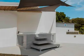 Private pool, rooftop patio-hot tub, AC,WIFI,Grill - Image 4