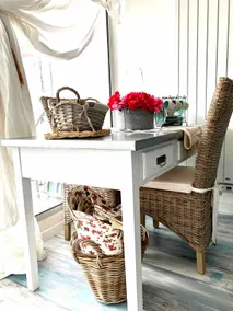 Nice sea-view studio, bohemian chic style Cerfa 14004*03 - Image 2