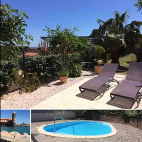 Collioure: 2-bedroom with garden, parking, air conditioning and pool. - Image 2