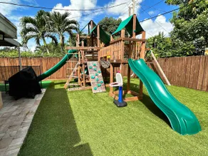 FUN backyard - Playground, Heated Pool, & Jacuzzi! - Image 3