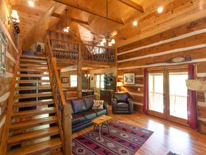 Creekside Cabin - Log Cabin med udendørs boblebad - Image 2