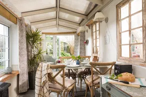 Quirky hjem med romantiske Hyrdernes hytte soveværelser og smuk have nær Padstow - Image 3
