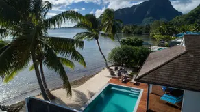 Villa TEPOE,  accès direct au lagon avec piscine et plage - Image 2