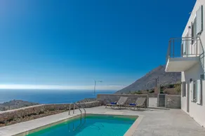 Tranquil sea view villa with private pool, just 2km from the beach! - Image 3