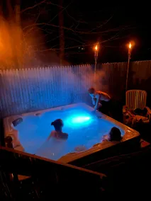 Swimming pool w/Hot tub Fire Pit Coffee Bar - Image 4