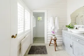 Rosebud Character Filled Country Guest Suite in Berry - Image 3