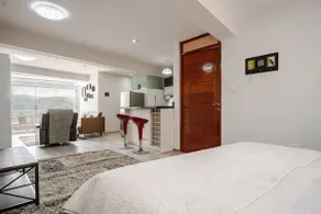 Modern studio with a private terrace and a king-size bed - Image 3