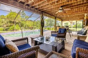 Gulf access, tropical river front. Heated pool/Spa - Image 3