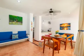 Telchac cozy beach front view house. - Image 2