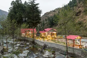 GuestFav Elite 2BHK RiverVille • Lawn • WiFi • BNfire BBQ - Image 5