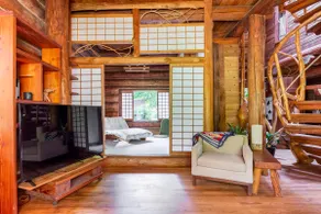 Custom Log House w/ Sauna in Private Serene Forest - Image 2