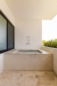 One block away from beach, private patio and pool. - Image 5