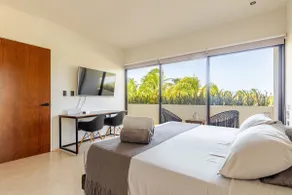 One block away from beach, private patio and pool. - Image 2