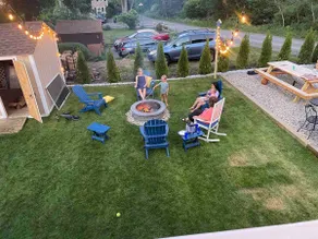 Private beach; firepit, outdoor shower, AC, two kitchens, laundry, covered patio - Image 4